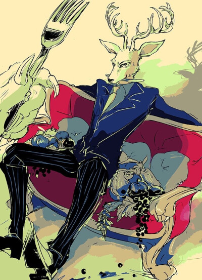 BEASTARS
画师=あこ
https://www.pixiv.net/member_illust.php?illust_id=68327503&mode=medium