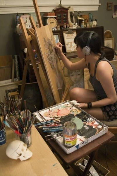 日裔美籍插画艺术家 Audrey Kawasaki（奥黛丽川崎） ??