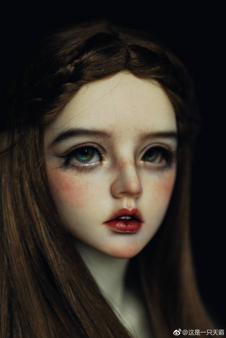娃娃 #bjd私养# 妆面 图源水印