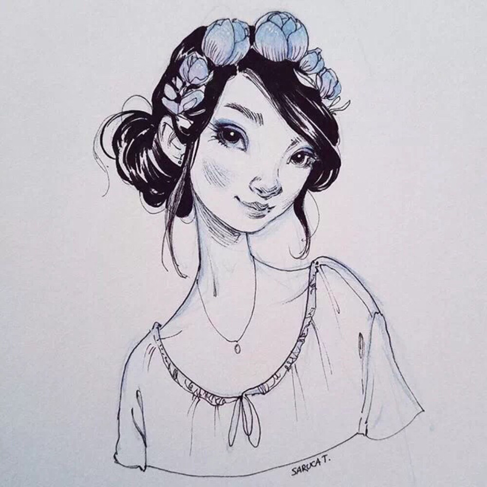 美国画师sara tepes的一组作品. 676767