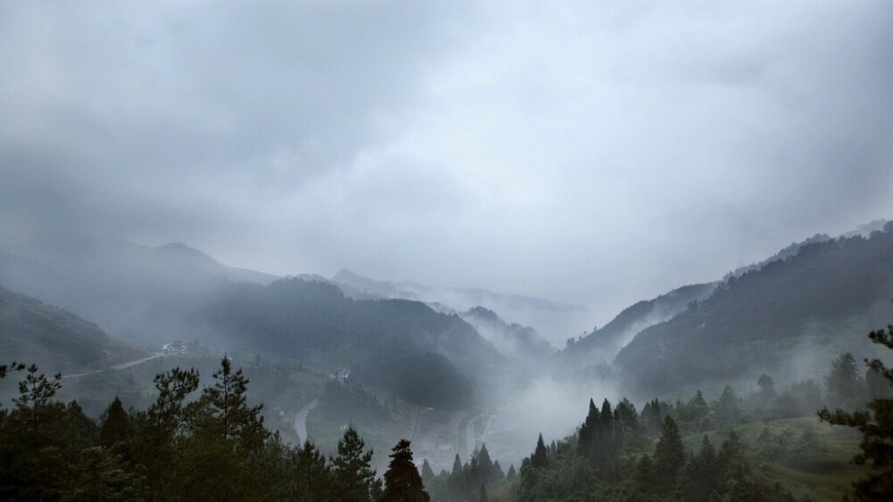 碧山深处绝尘埃，面面轩窗对水开。谷雨乍过茶事好，鼎汤初沸有朋来