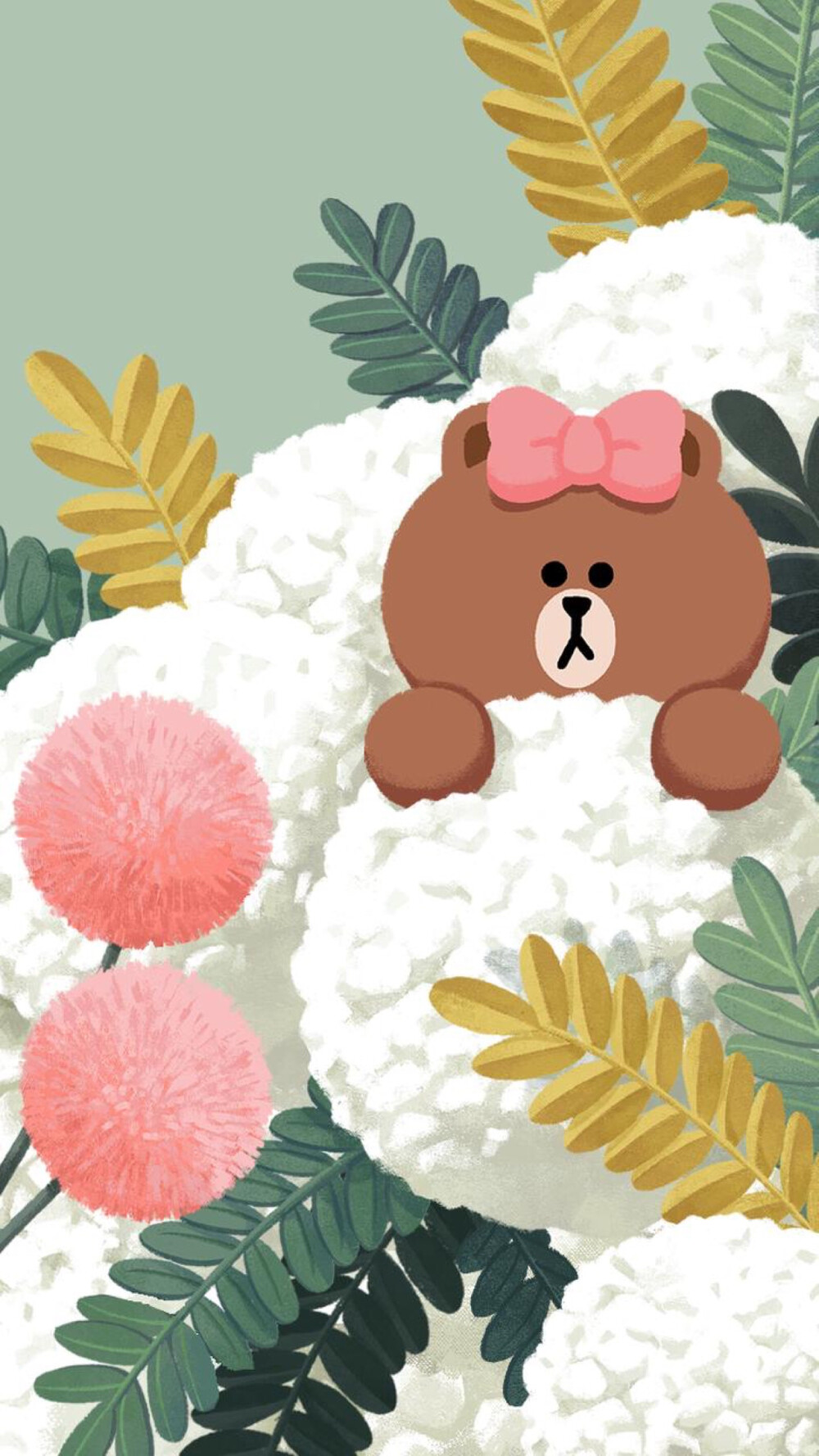 iPhone 高清壁紙 linefriends