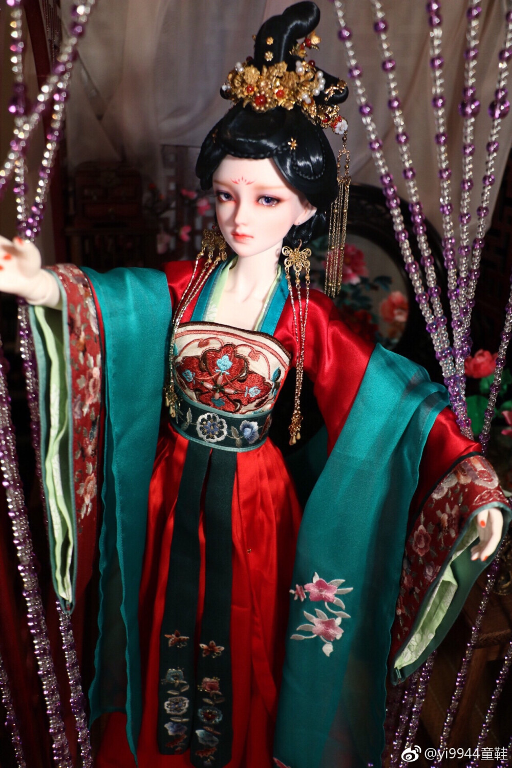 倾世倾城 古风美人 SD娃娃 BJD 玩具 人偶 壁纸 萌物 