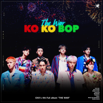 EXO - KO KO BOP Album art Cover by minayeon1999