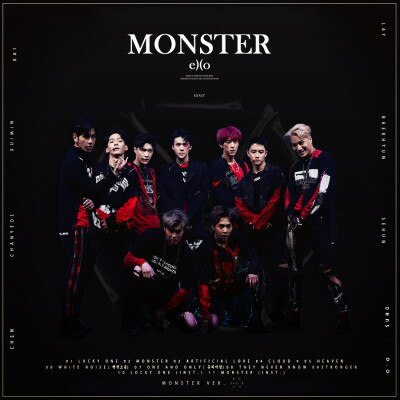 EXO - Monster Album art Cover by minayeon1999