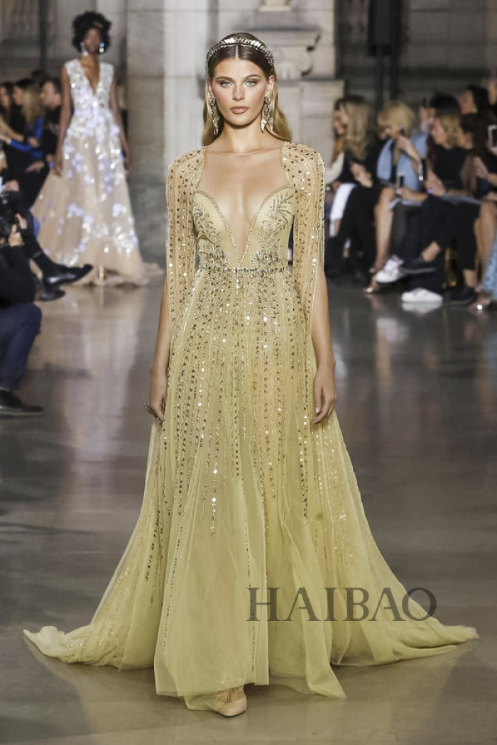 BY爱喝可乐的古娜小姐 2018春夏高级定制时装周：乔治斯·荷拜卡(Georges Hobeika)高定秀