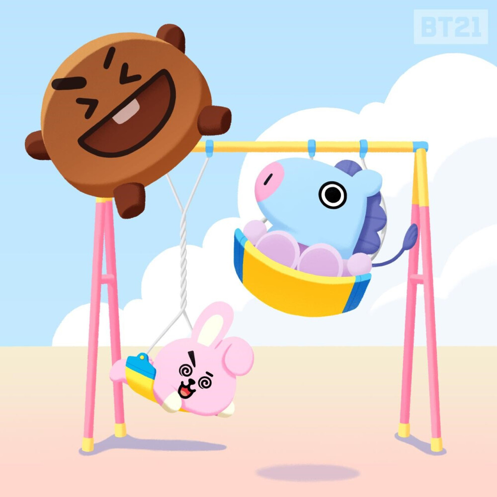 BT21
Van Koya RJ Shooky Mang Chimmy TATA Cooky