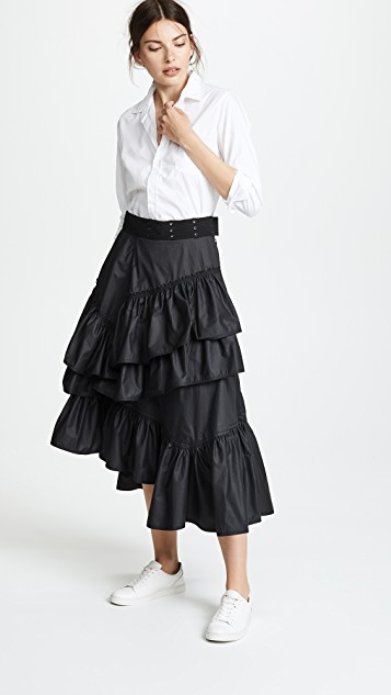 3.1 Phillip Lim Flamenco 半身裙