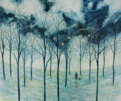 英国画家 Daniel Ablitt 的油画作品，灵感主要来自电影、小说、旅行、童年记忆。 ????