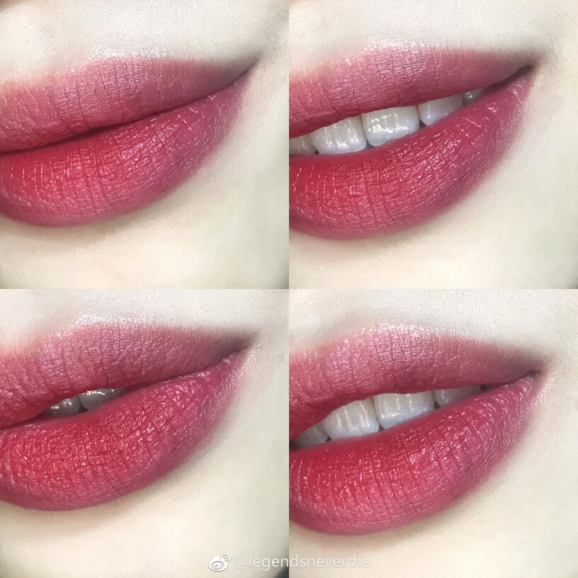  Kiko2017圣诞限量哑光02 | Kiko Arctic Holiday Matte Lipstick 02
质地很舒服 丝滑丝绒感 不拔干 厚涂是带一点棕调的血红色 非常带感
@legendsneverdie