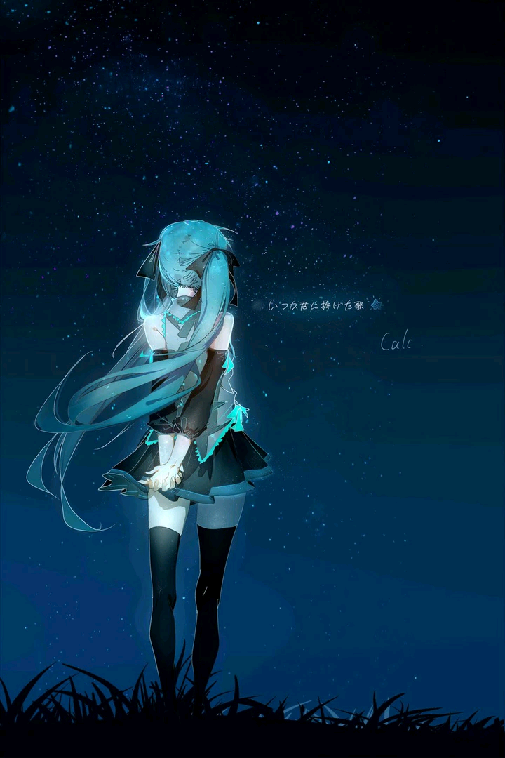 初音公主殿下，意境壁纸