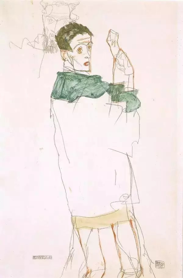 埃贡 席勒 Egon Schiele
维也纳分离派
师从克里姆特
奥地利绘画巨子