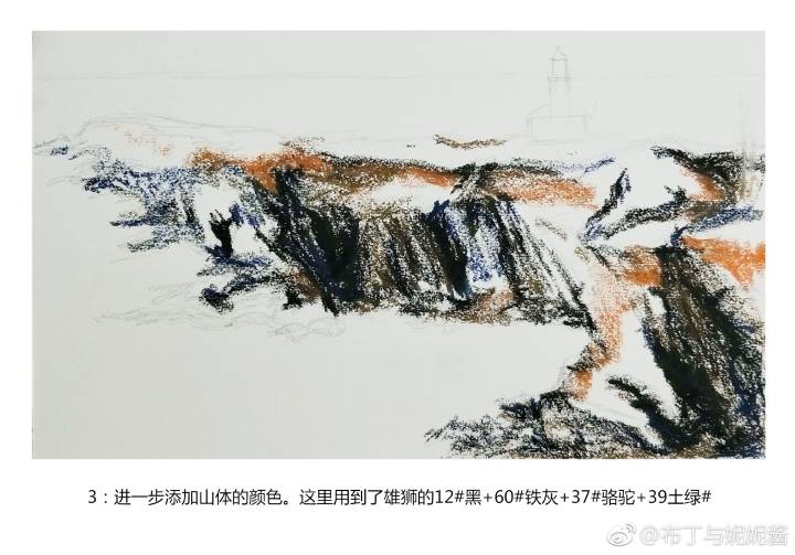 蜡笔画 油画棒画