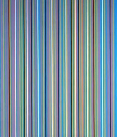 は蛋｜欧普艺术｜英国艺术家Bridget Riley｜日本DIC川村纪念美术馆