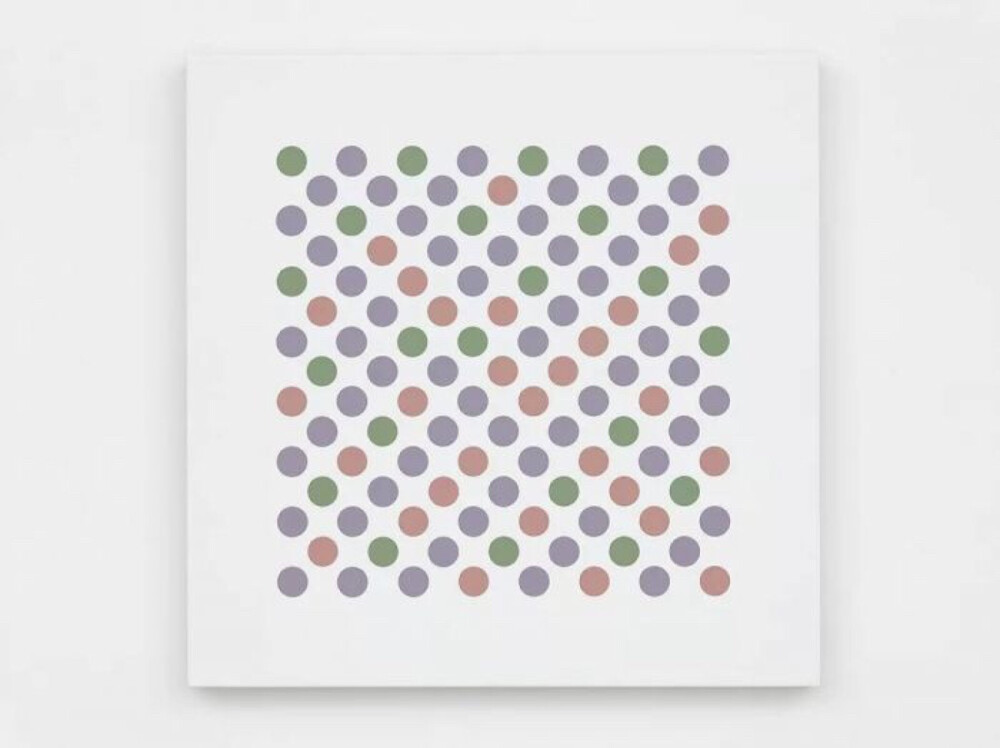 は蛋｜欧普艺术｜英国艺术家Bridget Riley｜日本DIC川村纪念美术馆