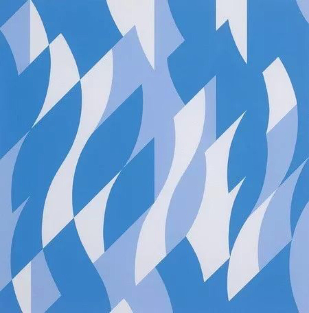 は蛋｜欧普艺术｜英国艺术家Bridget Riley｜日本DIC川村纪念美术馆