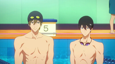 橘真琴 七濑遥 真遥 free游泳俱乐部
take your marks
