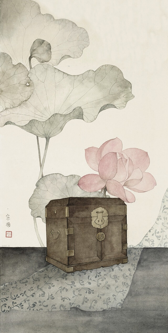 宋扬工笔画鉴赏