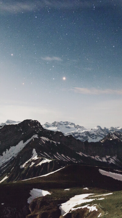 雪山️ 天空 壁纸