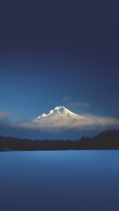 雪山️ 天空 壁纸