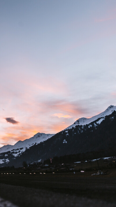 雪山️ 天空 壁纸