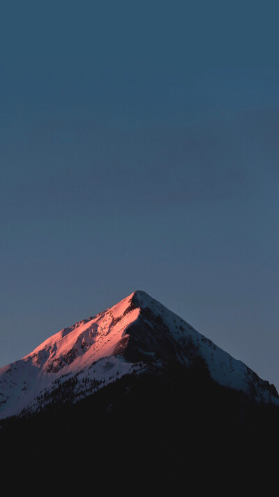 雪山️天空 壁纸