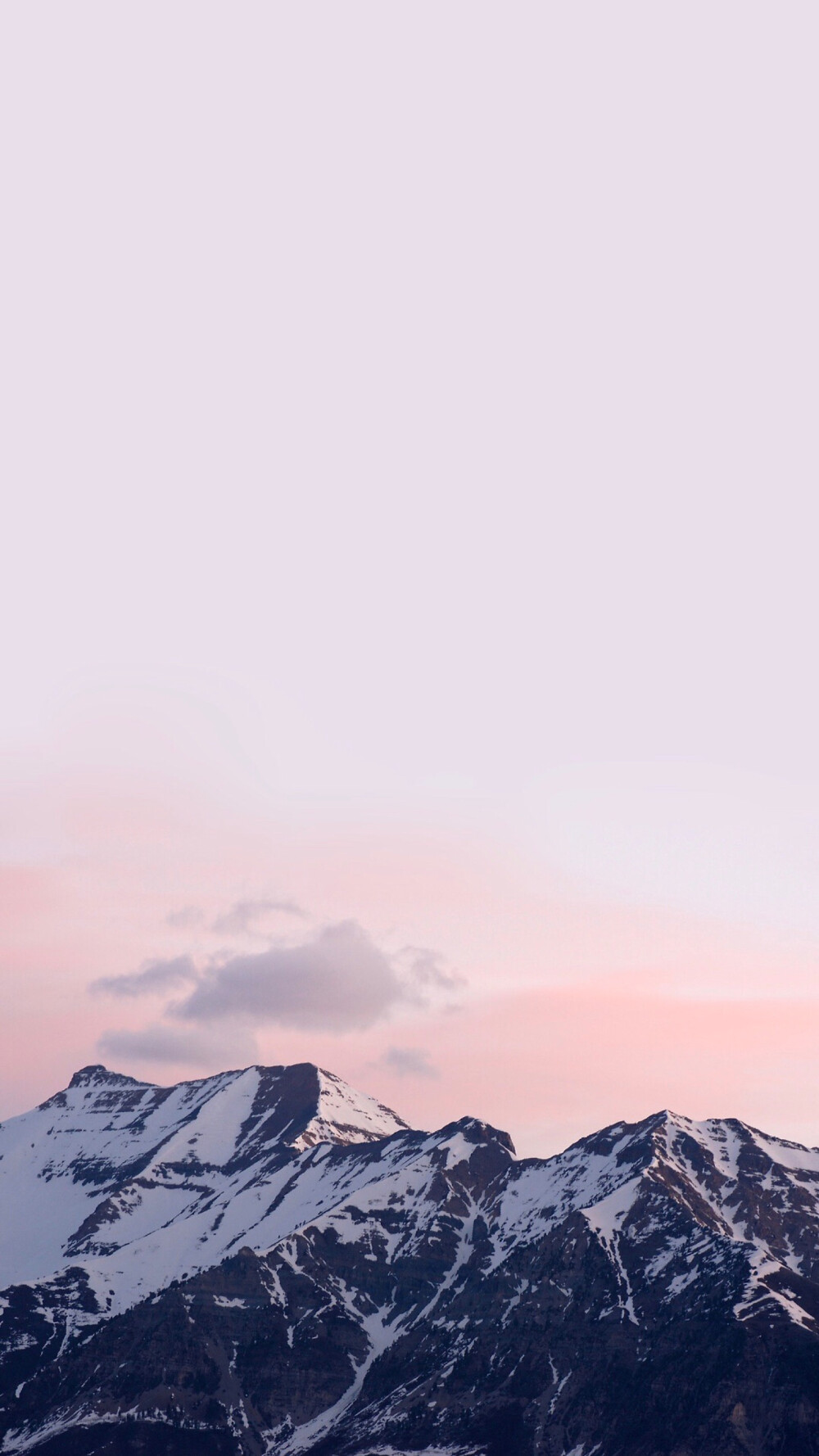 雪山️天空 壁纸