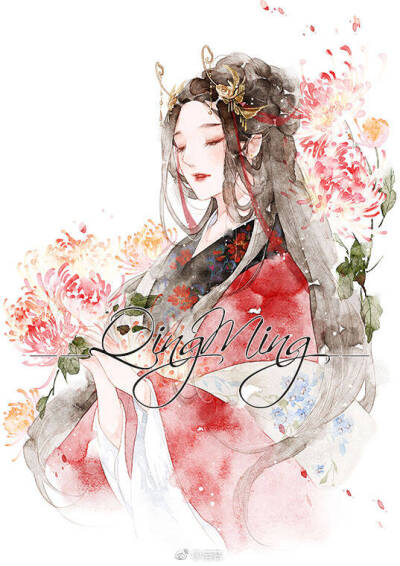 手绘古风女子
画师：清茗