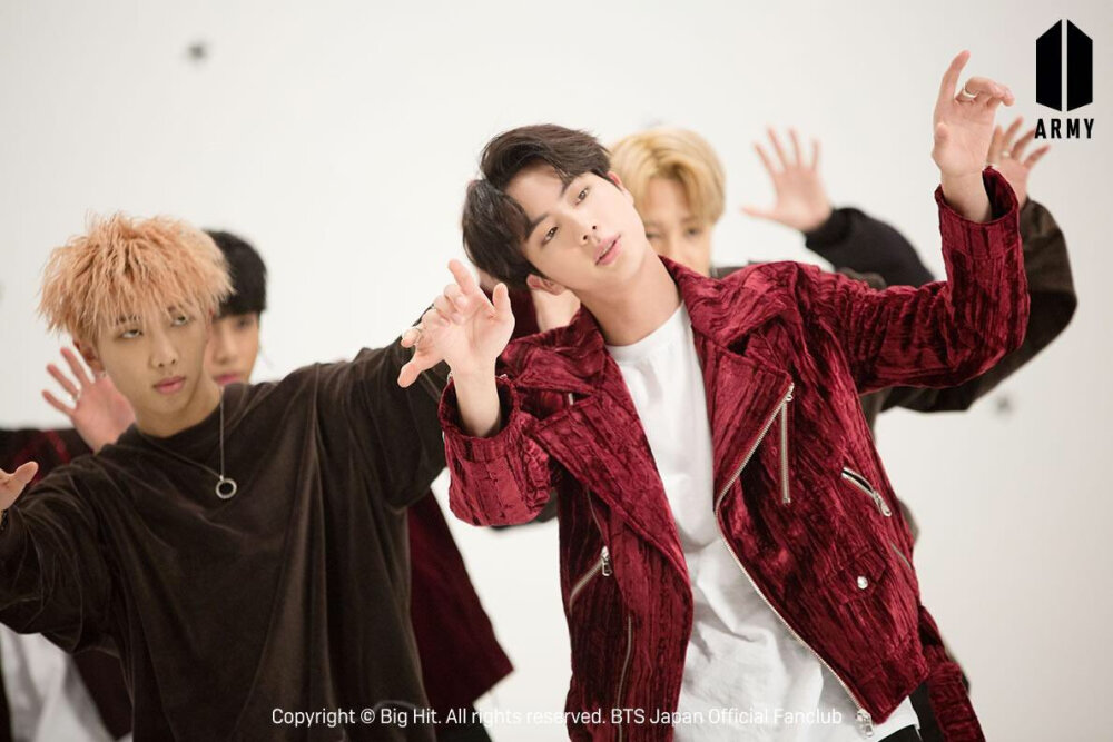 jin金硕珍bts防弹少年团micdrop日文版拍摄现场花絮