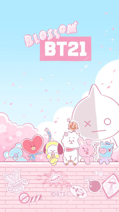 BT21
Van Koya RJ Shooky Mang Chimmy TATA Cooky
壁纸