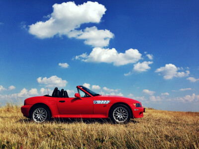 General 3264x2448 BMW BMW Z3 car Cabrio red cars landscape clear sky Roadster Vienna