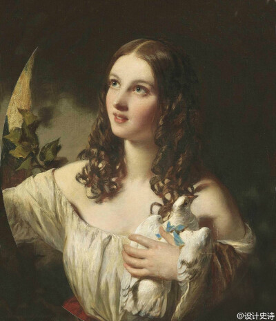 詹姆斯·桑特（James Sant），维多利亚女皇御用肖像画家。