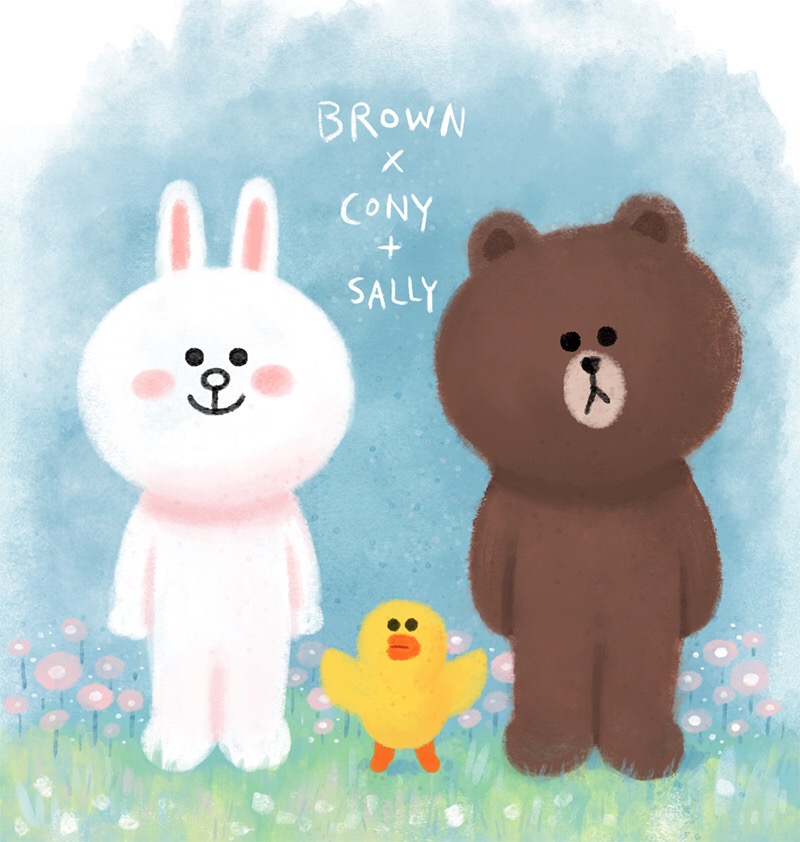 linefriends壁纸iphone可妮兔布朗熊更多linefriends壁纸请关注收藏