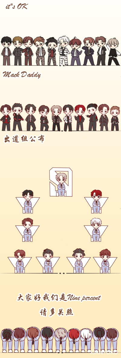 偶像练习生
ninepercent 漫画版