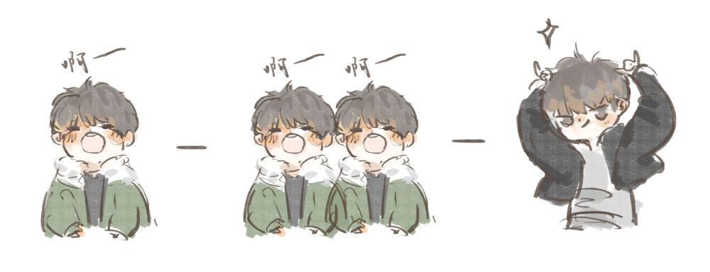 女神kakakakakakaman 画的 张艺兴～