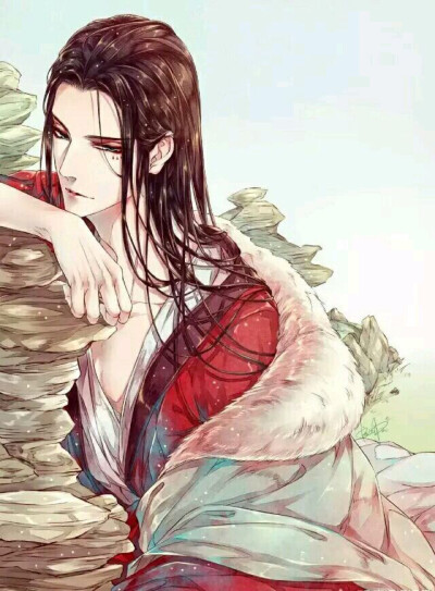 古风 红衣 玄衣 妖孽 美男 立绘 道士哥哥