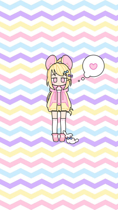 pastel girl√粉彩女孩！