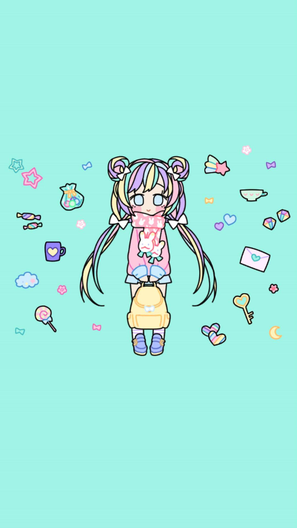 pastel girl√粉彩女孩！