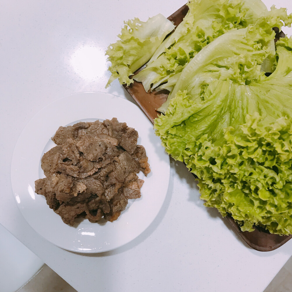 生菜包牛肉片