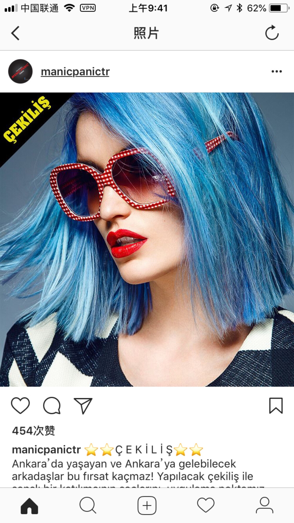 Hair Dye 染发颜色 来自insgram 截图 