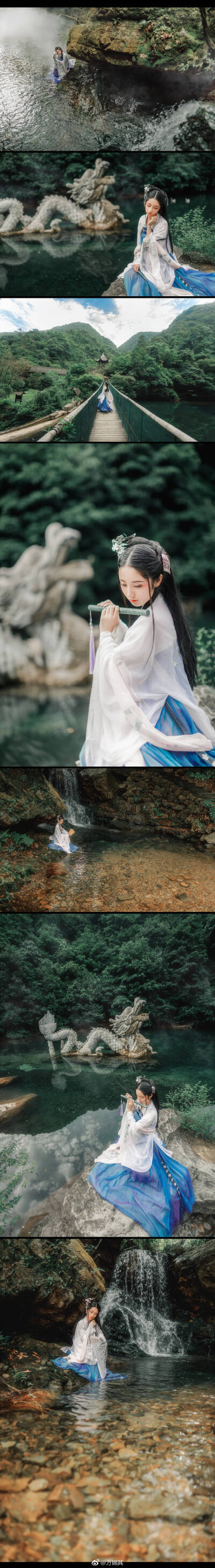 画风
谁的秀发如烟 晕染了那一年
你的微笑浅浅画风很美
斗篷拂过窗沿 恰逢诗意少年
你檀香惊醒我的笔尖
模：@小温暖想要个大太阳
衣：@道定
摄：@万锦其 …