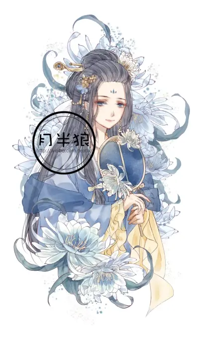 〔古风美人〕绘师：月半狼叫