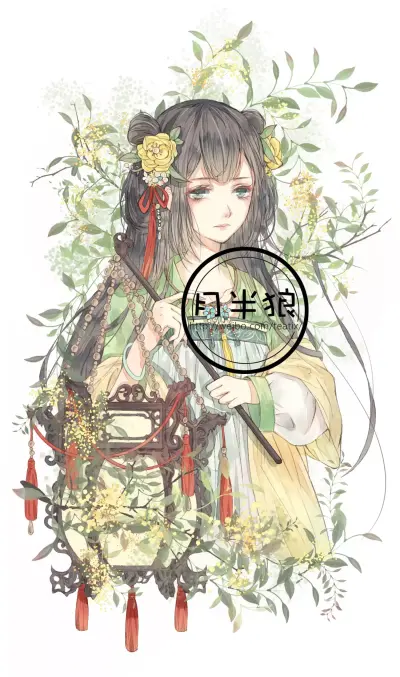 〔古风美人〕绘师：月半狼叫