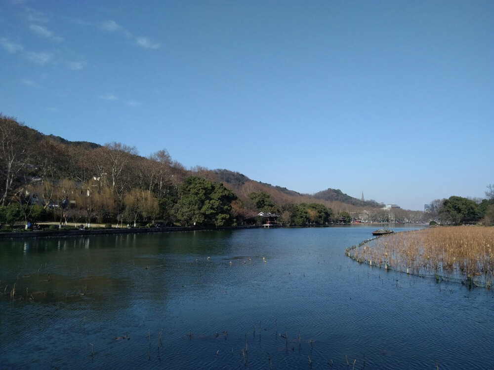 2018-2-13 城市:杭州 关键词:杭州地铁二号线、西湖、西泠印社 天气:晴
今天，妈妈和妹妹中午到达杭州家里，回杭州这几天我一直没有时间离开小区到西湖转转，也没有时间体验第一次乘坐杭州地铁二号线的感觉，这些我没时间做的事下午终于实现了。妈妈和我一起离开小区去外面游玩，我坐到杭州地铁二号线的感觉，真的和坐北京地铁二号线的感觉不一样，毕竟是第一次乘坐，不能不提有多么开心。还有一件事，今天我第一次去探访西泠印社，毕竟这几天看到了西泠印社最新消息对西泠印社产生了兴趣，妈妈她在断桥小学读书的那段时候经常去探访西泠印社。这一天下午，我不仅是第一次坐到杭州地铁二号线，又坐到了西湖观光电瓶车，还经过武林商街龙游路喝了奶茶吃了羊肉串，我感觉真是特别爽，特别满足。这张照片是我在坐杭州地铁二号线从小区旁边的墩祥街站到学院路站地铁上拍的一张照片，算是与杭州地铁二号线结缘了吧。