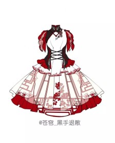 lolita洛丽塔和风汉服萝莉软妹服装素材动漫图片
出处见水印/侵权删/供绘画参考