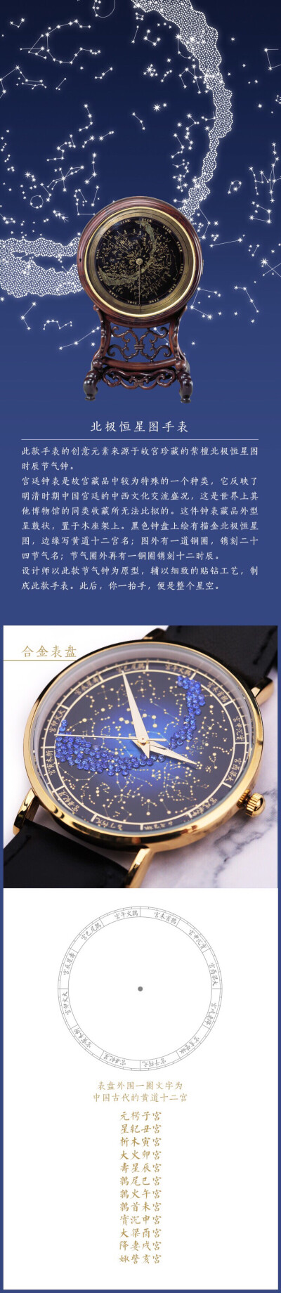 故宫，北极星手表