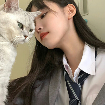 少女与猫.