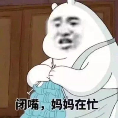 闭嘴，妈妈在忙