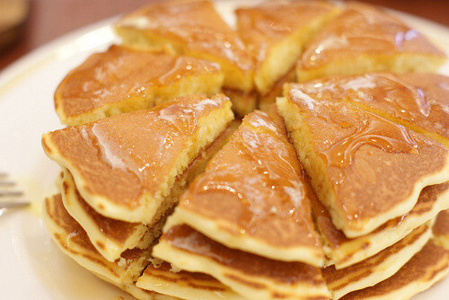 pancake 煎饼 蜂蜜