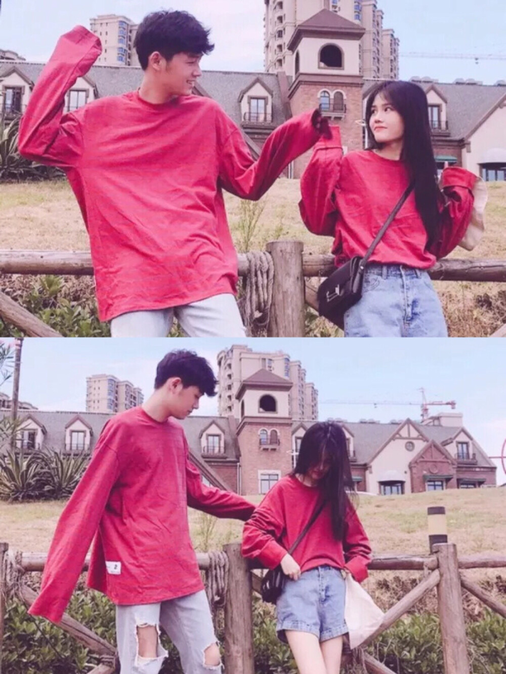 两格 拼接 情侣 锁屏壁纸